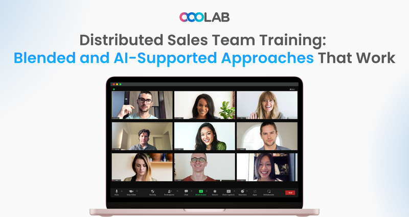 Distributed sales team training with blended and AI approaches - LearningOS