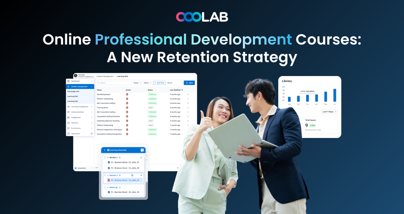 Online professional development courses as an employee retention strategy - LearningOS