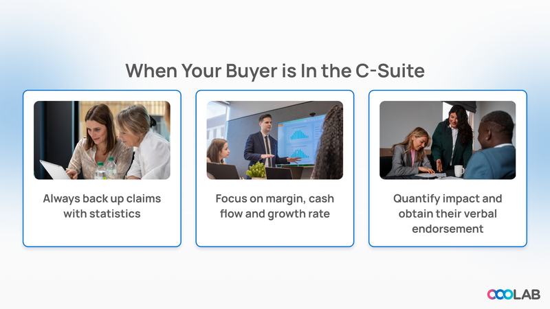 Most important things to remember to sell to C-Suite level executives - LearningOS