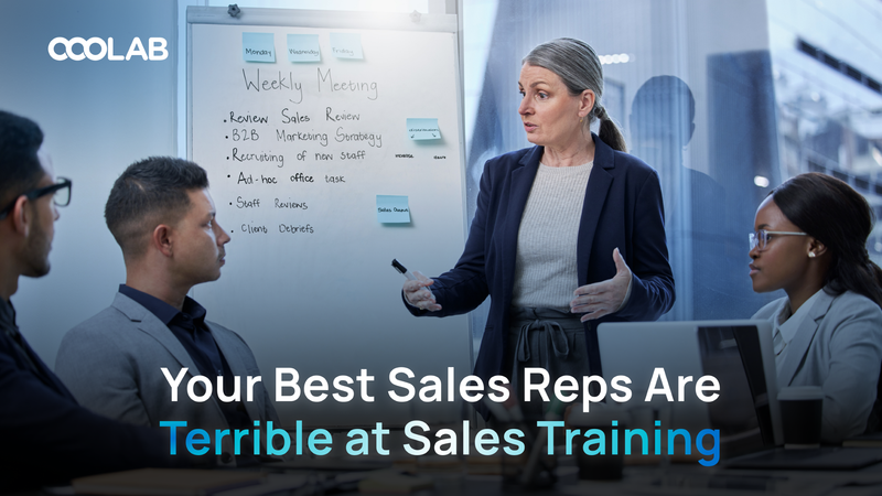 Your Best Sales Reps Are Terrible at Sales Training