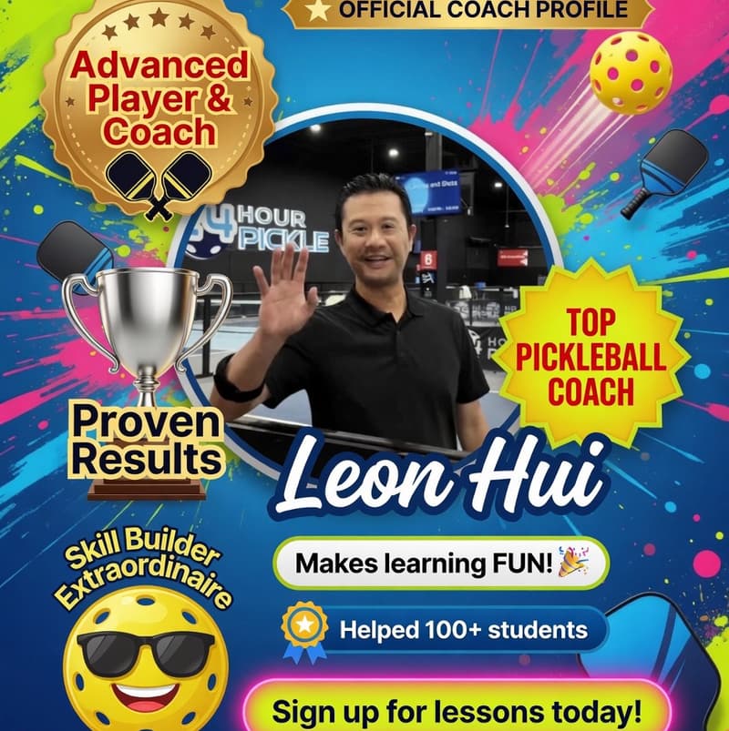 Leon Hui - pickleball coach in Houston