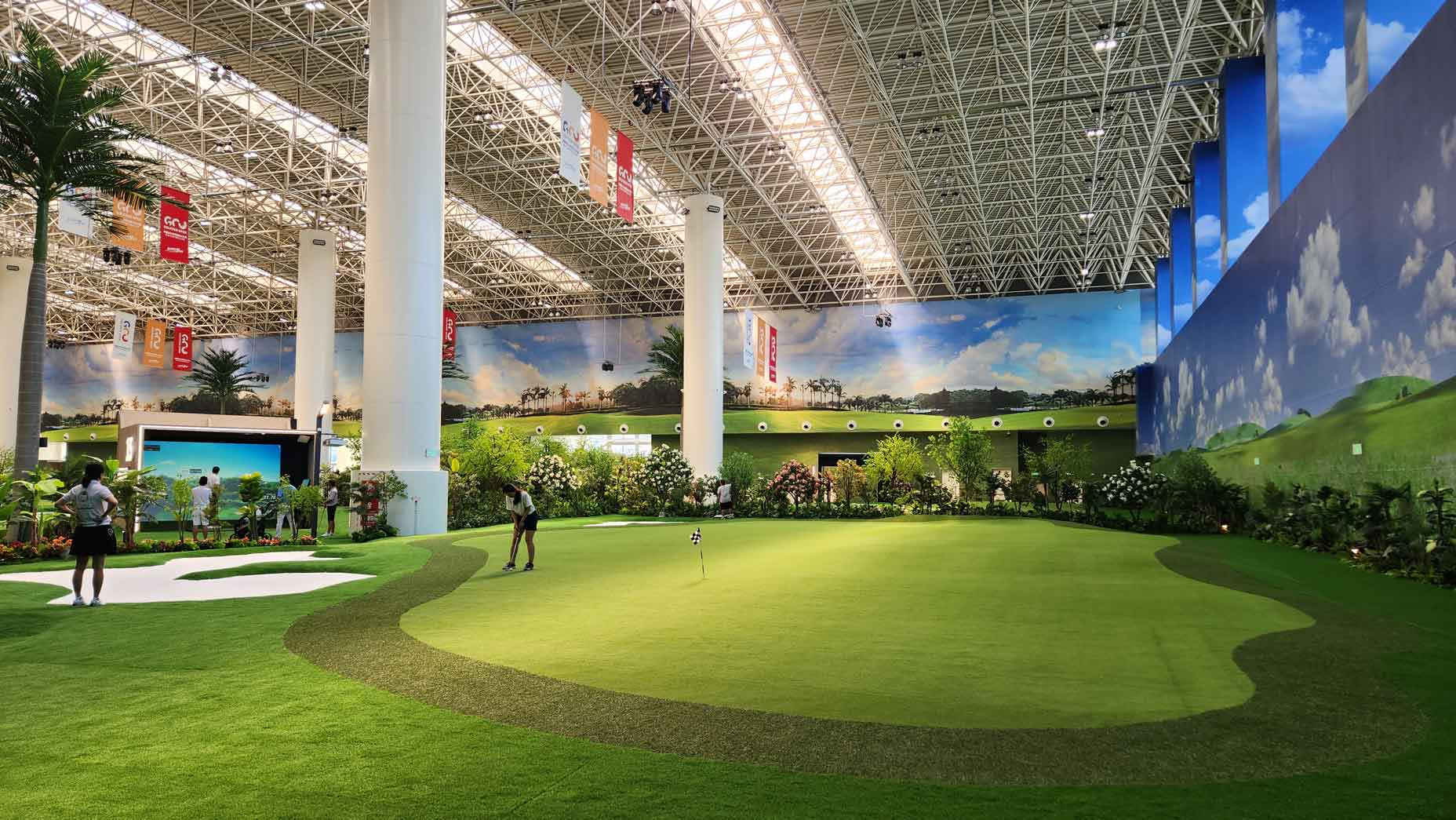 Does this crazy indoor course represent the future of golf design?