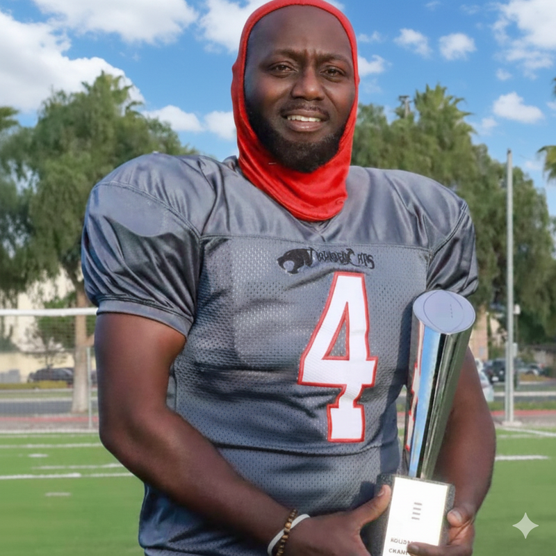 Taii Jones - football coach in San Diego
