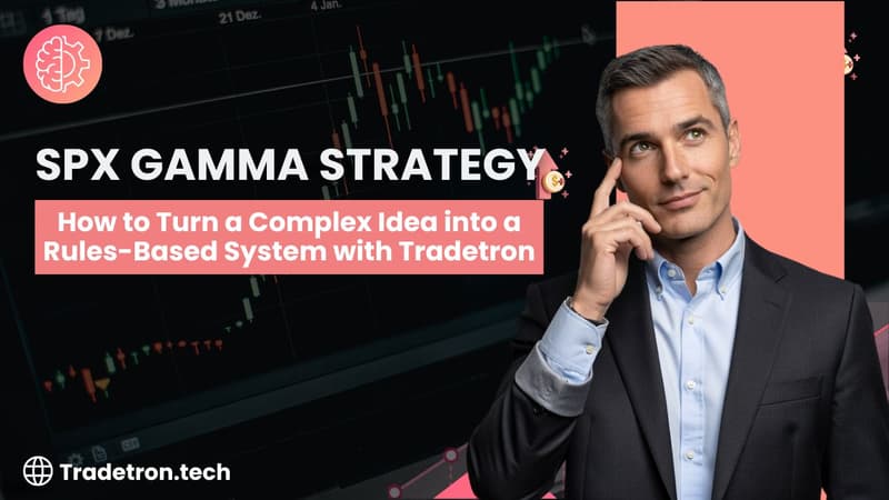 SPX Gamma Strategy: How to Turn a Complex Idea into a Rules-Based System with Tradetron
