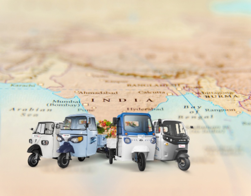 Electric three-wheeler 