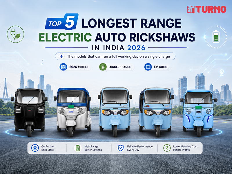 Top 5 Longest Range Electric Auto Rickshaws in India 2026