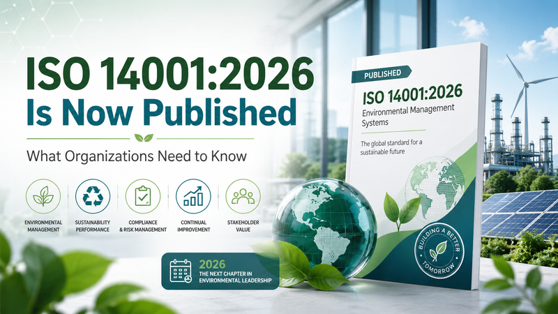 ISO 14001:2026 Is Now Published: What Organizations Need to Know