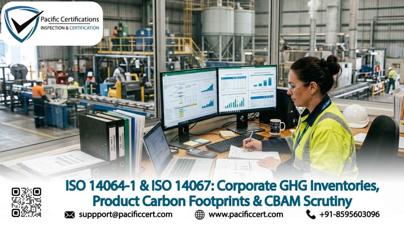 ISO 14064-1 & ISO 14067: Corporate GHG Inventories, Product Carbon Footprints & CBAM Scrutiny