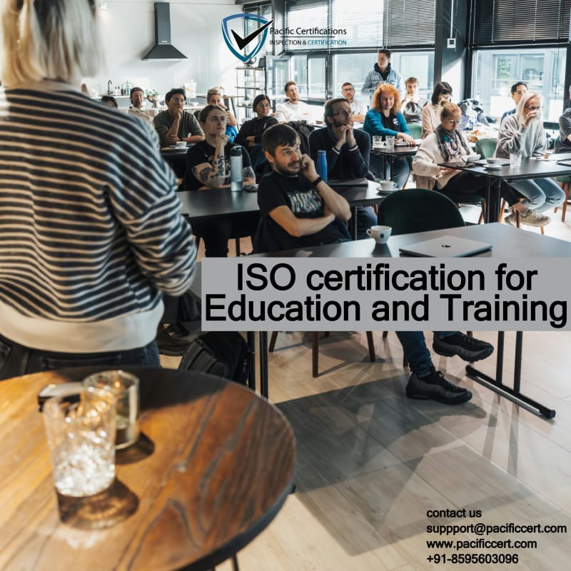 ISO certification for Education and Training companies