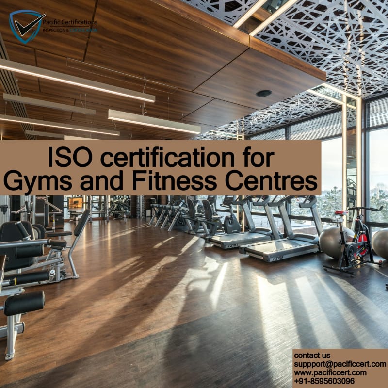 ISO certification for Gyms and Fitness Centres companies