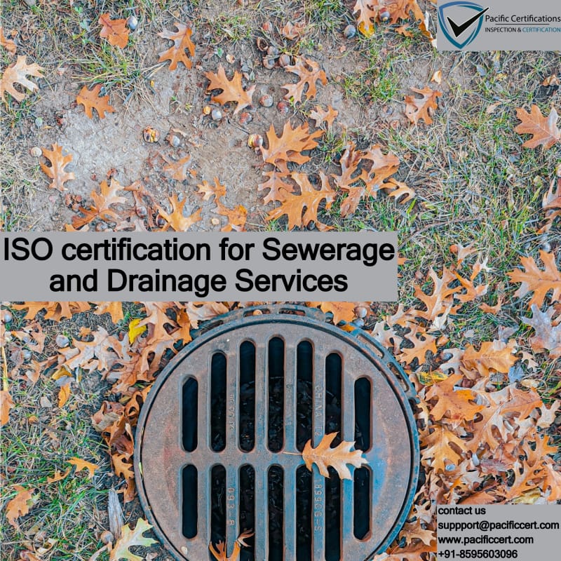 ISO certification for Sewerage and Drainage Services companies