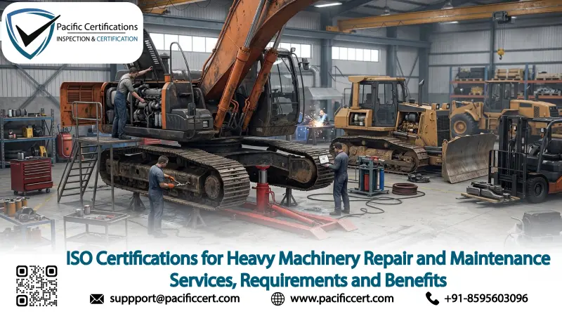 ISO Certifications for Heavy Machinery Repair and Maintenance Services, Requirements and Benefits 