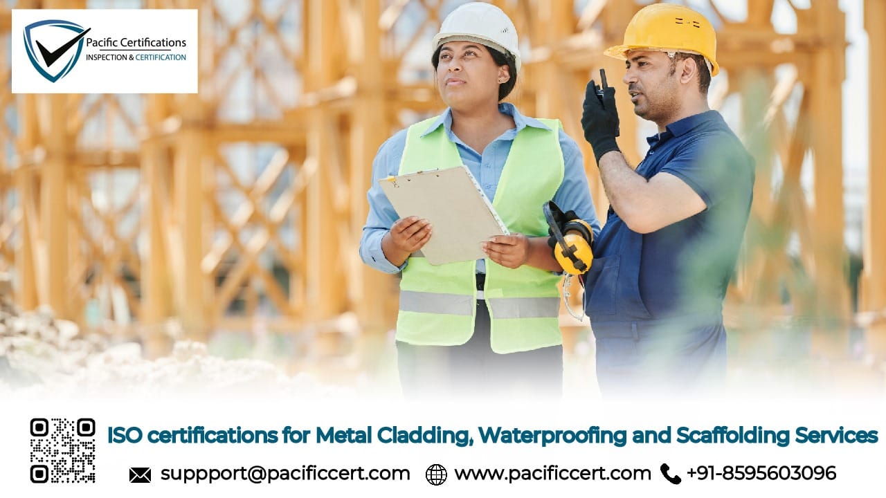 ISO Certifications for Metal Cladding, Waterproofing and Scaffolding Services