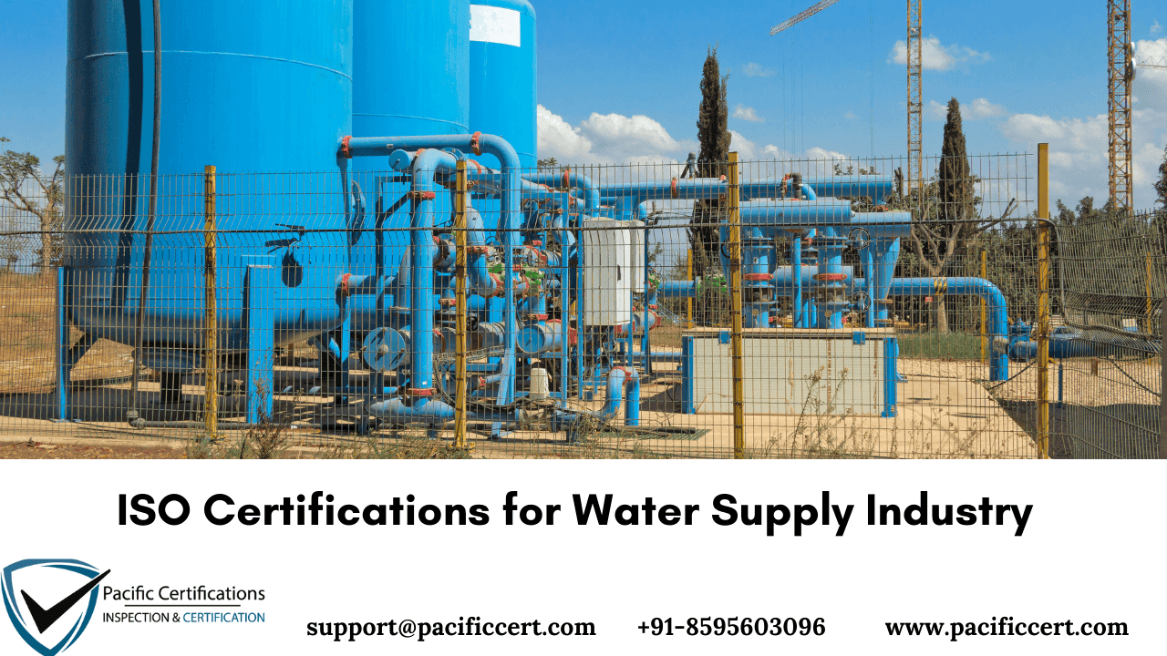ISO Certifications for Water Supply Industry