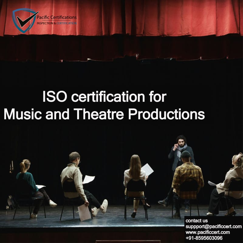 ISO certification for Music and Theatre Productions companies