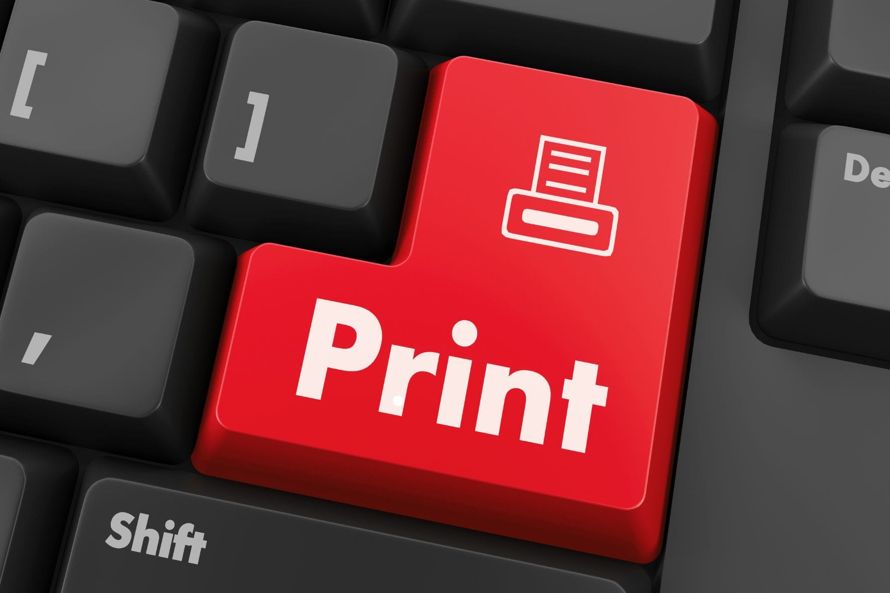 Print button on keyboard