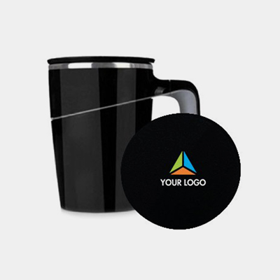 Artiart Grace Suction Spill Free Mug - Black