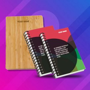 personalised notebooks