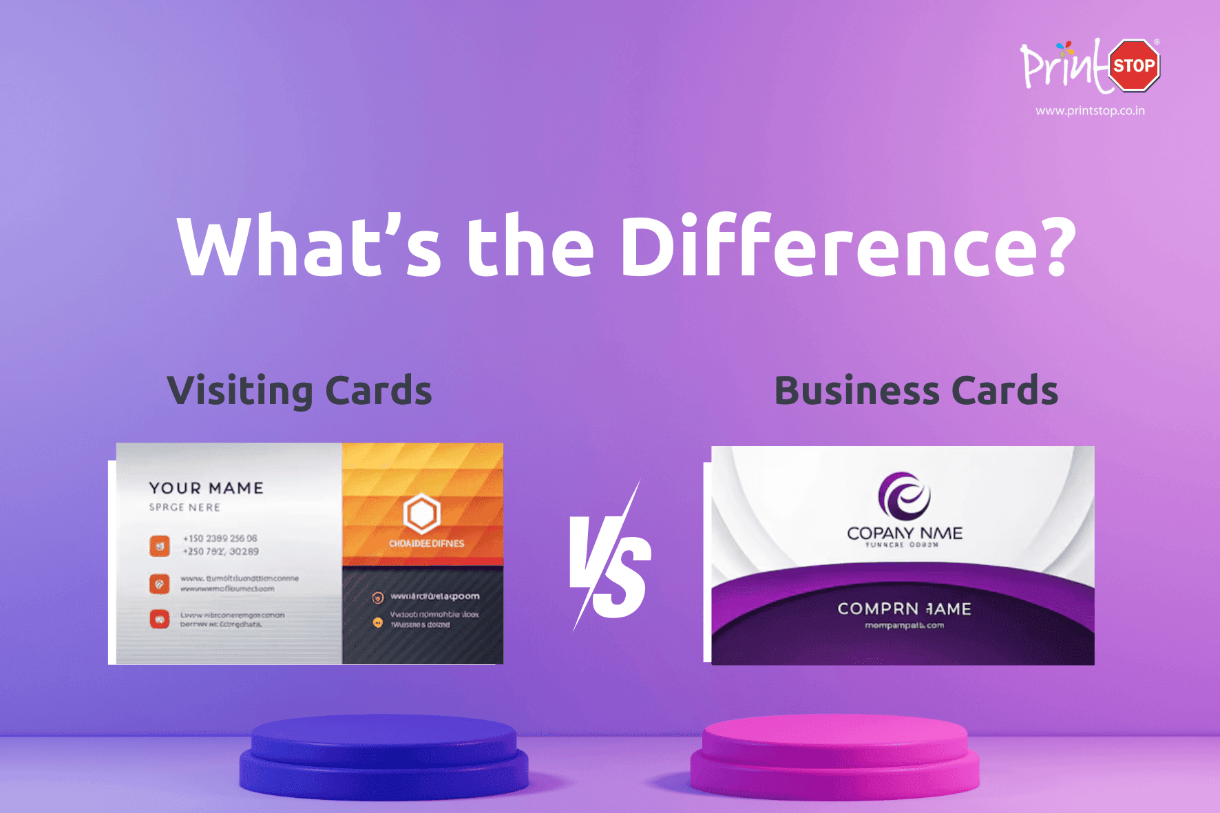 Difference Between Visiting Cards and Business Cards: A Detailed Comparison