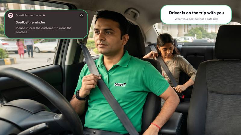 DriveU Rolls Out Seat Belt Reminders to Promote Safer Journeys
