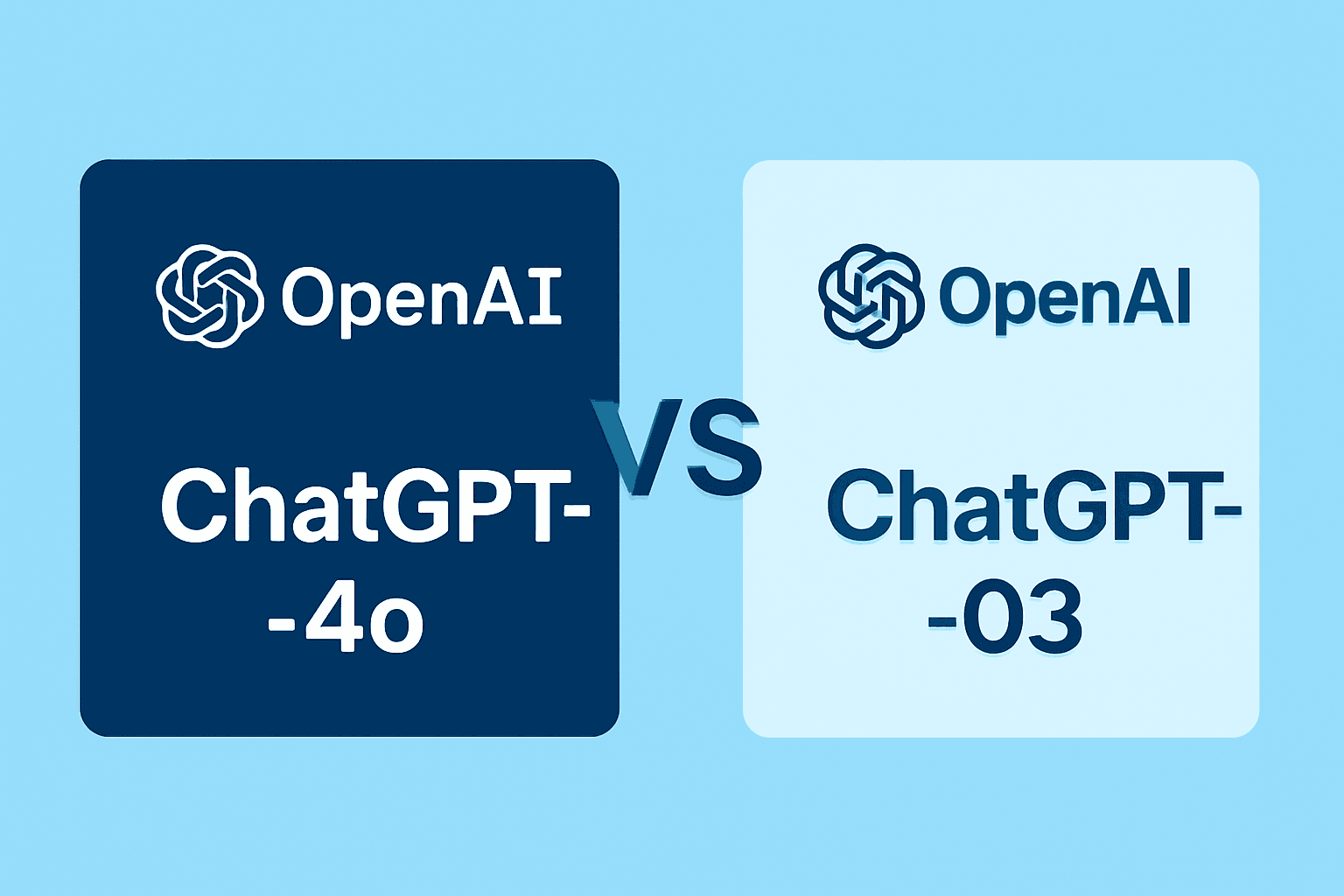 ChatGPT 4o vs o3 - What's the difference? 