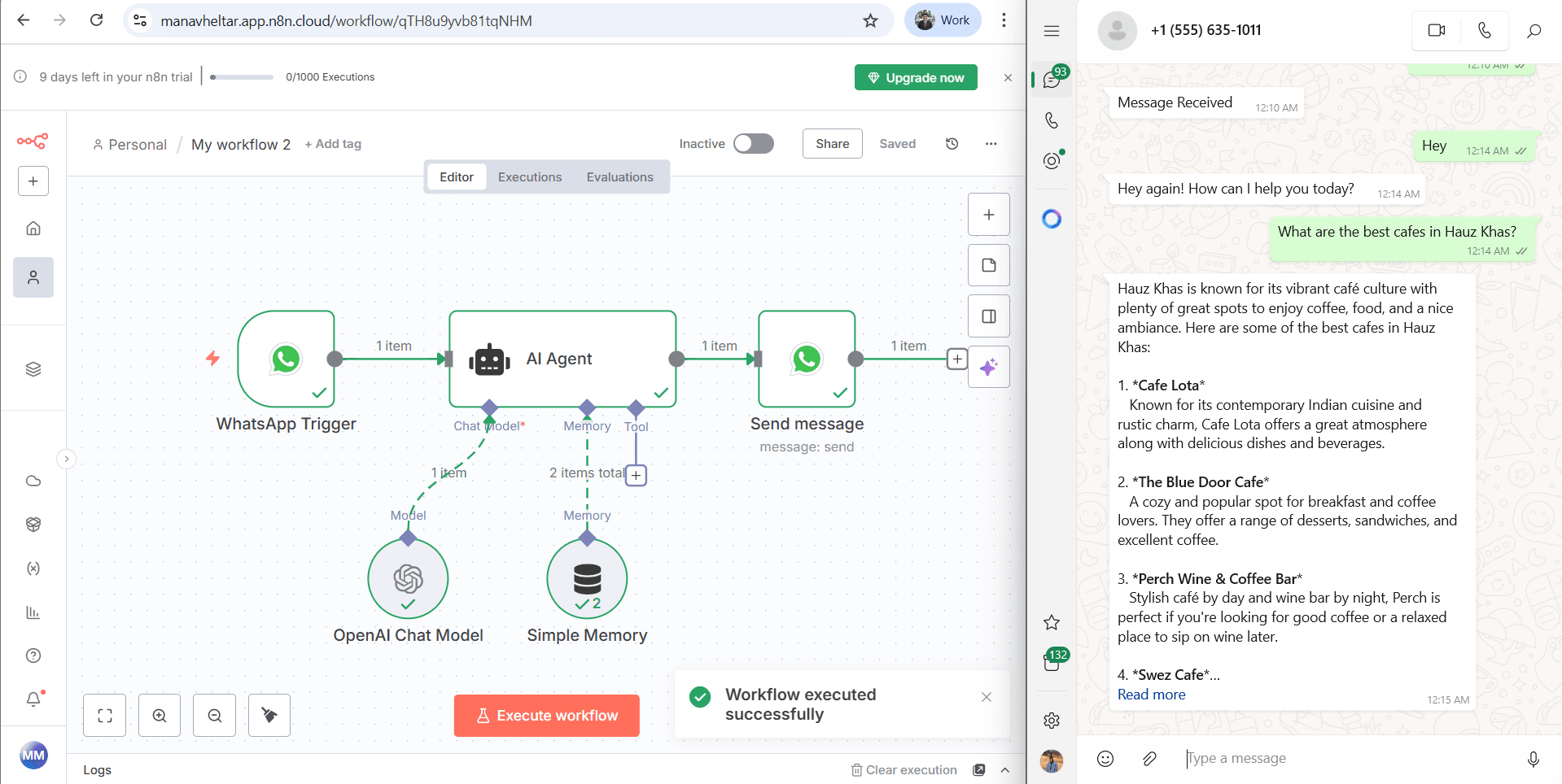 How to integrate WhatsApp API using n8n for your business?