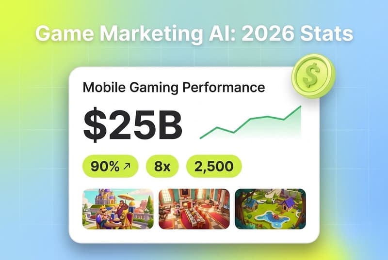 AI in game marketing and user acquisition: 2026 statistics report
