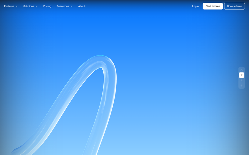 Air homepage, screenshot taken September 2026
