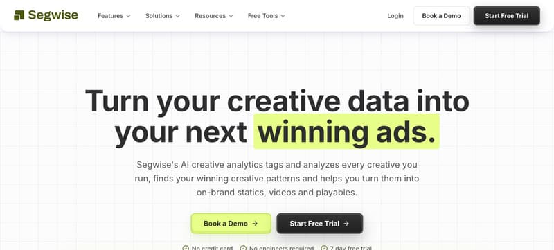 Segwise homepage