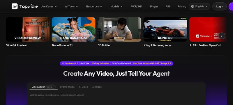 TopView.ai homepage