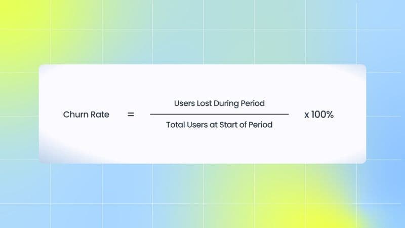 Churn Rate Formula: