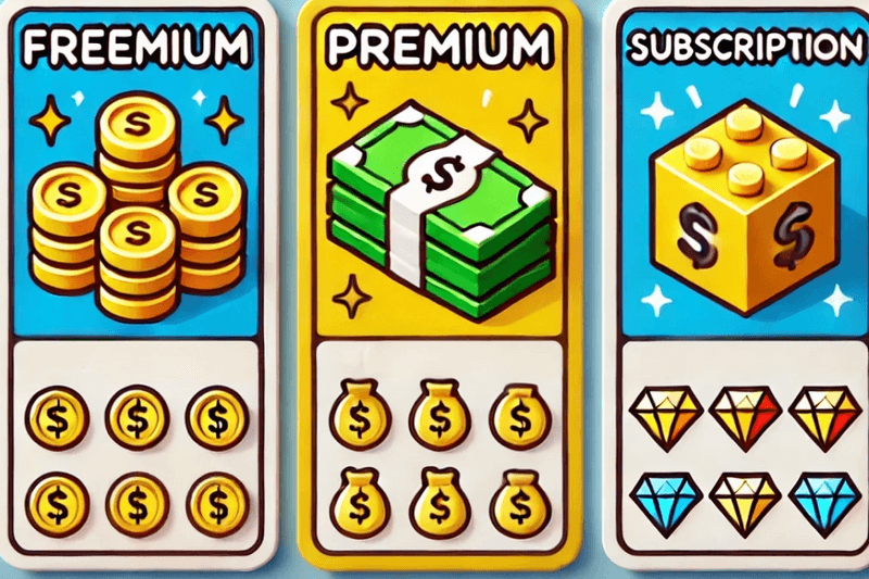 Comparing Different Monetization Models: Freemium, Premium, and Subscription for Mobile Games