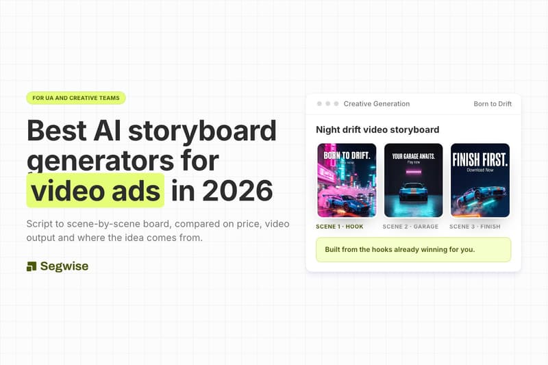 Best AI Storyboard Generators for Video Ads in 2026