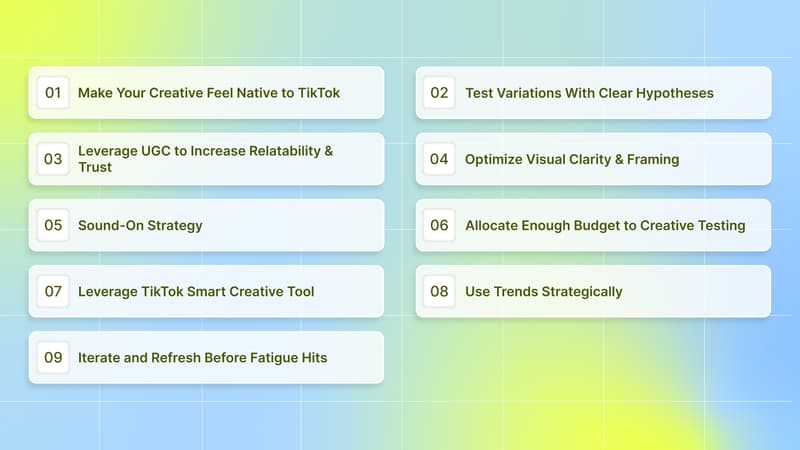 Creative Optimization Tips to Improve TikTok Ad Engagement