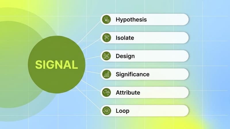 The SIGNAL framework: six steps to a trustworthy creative test, hypothesis to loop