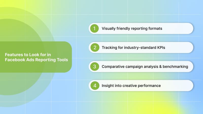 Features to Look for in Facebook Ads Reporting Tools