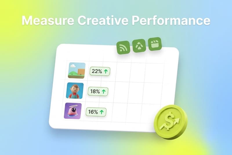 Cross-platform creative reporting dashboard unifying Meta, TikTok and Google ad performance