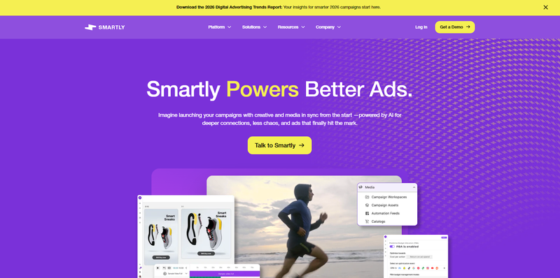 Smartly.io Homepage