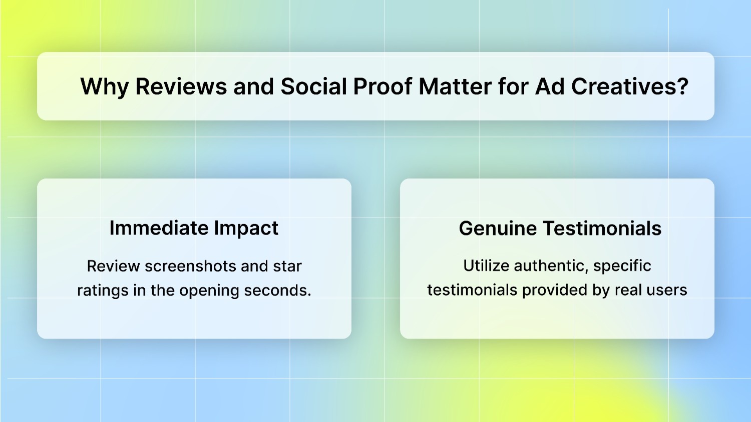 Trust-Building: Why Reviews and Social Proof Matter for Ad Creatives