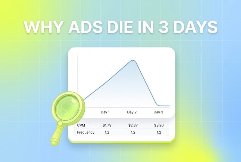 Why Meta Ads Die After 3 Days:  Learning-Phase vs Creative Fatigue Diagnostic
