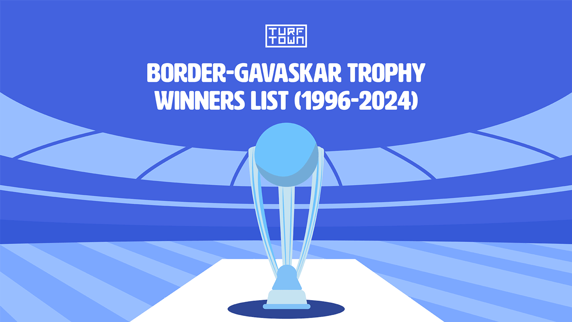 Border-Gavaskar Trophy Winners List (1996-2025) | Turf Town