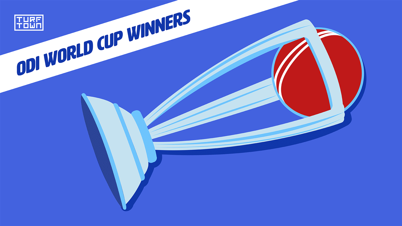 ODI (50 Overs) World Cup Winners List (1975 - 2023) | Turf Town