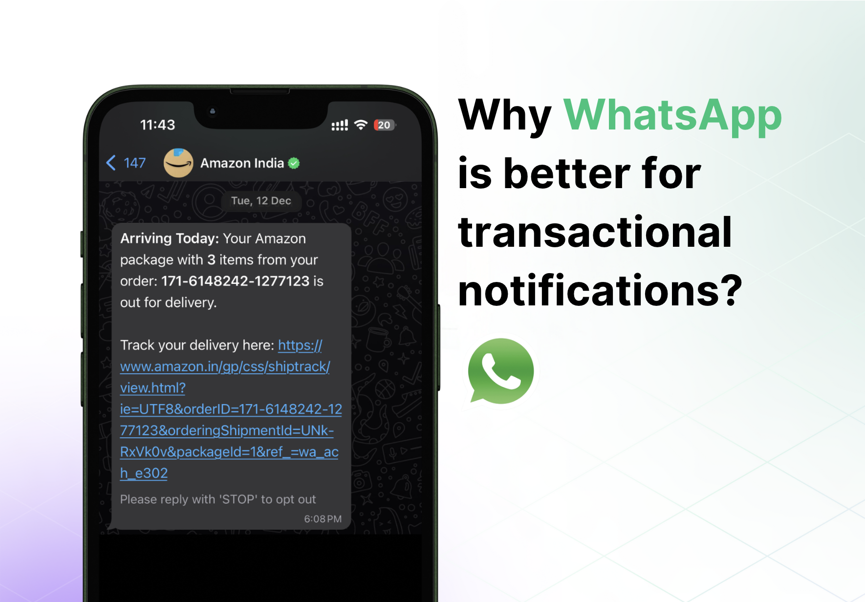 WhatsApp vs SMS: Why is WhatsApp a great alternative for transactional notifications?