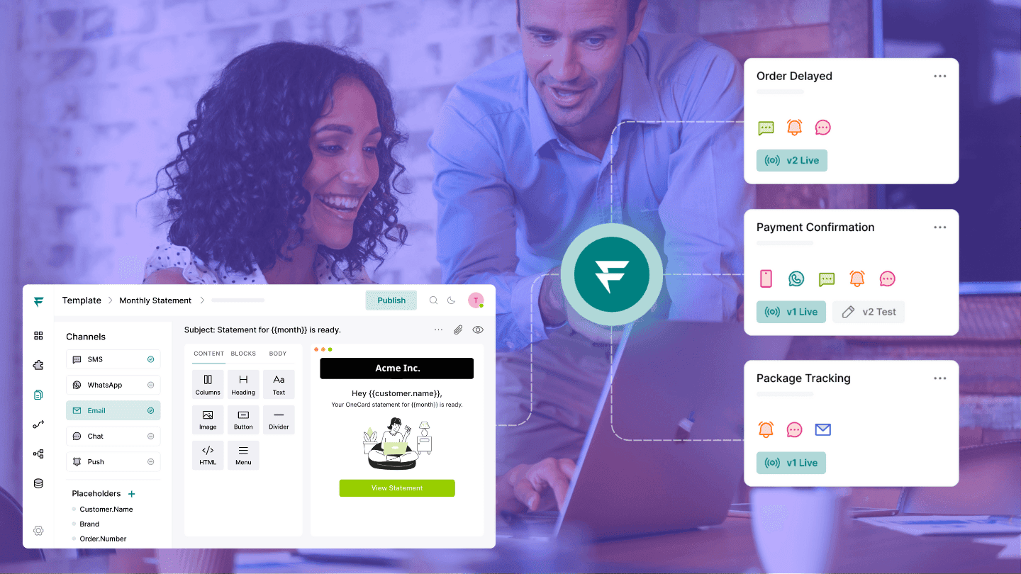 Creating & maintaining dynamic notification templates on Fyno using handlebars
