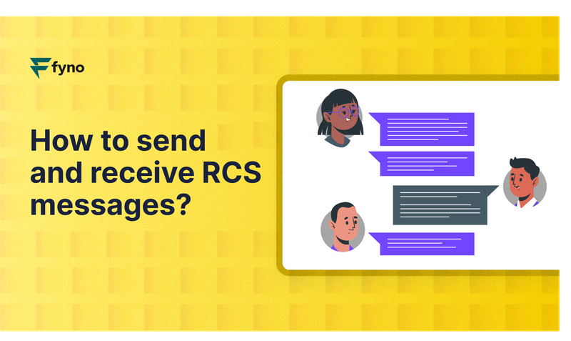 How do you send and receive RCS messages?