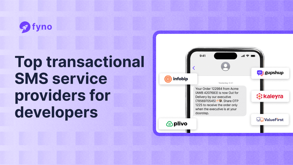 Top transactional SMS service providers for developers in 2024