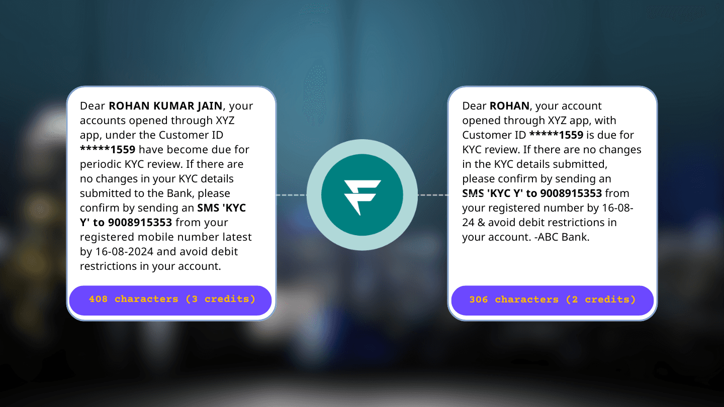 Why personalization might increase your SMS cost?