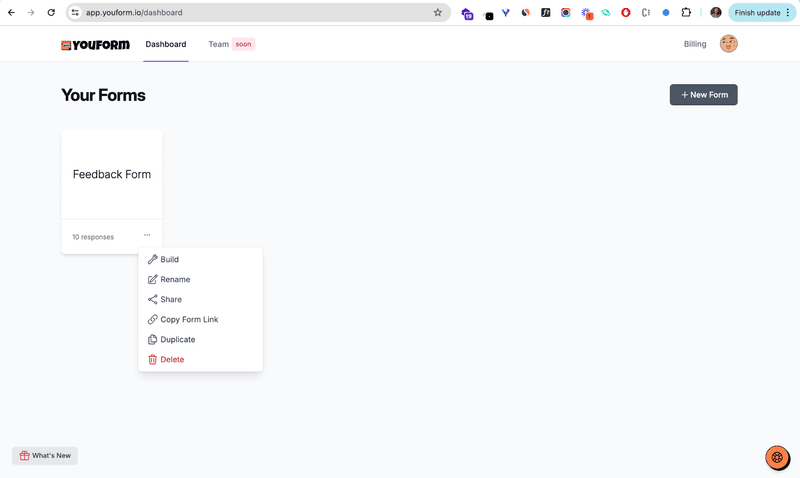 How to embed Youform in Squarespace 
