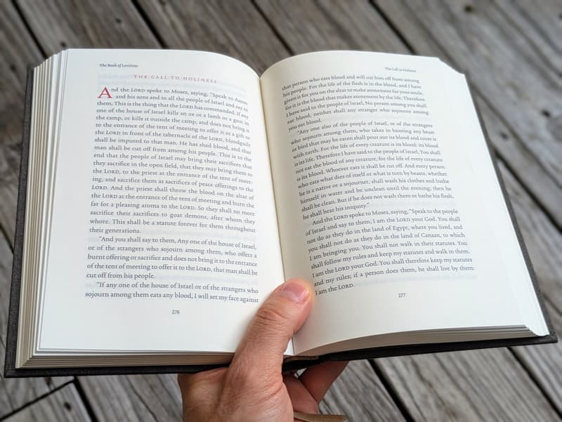 The ESV Reader's Edition Bible
