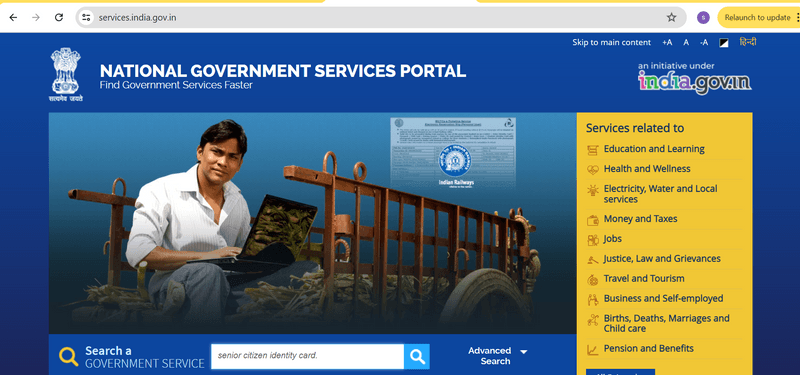 Senior Citizen Card India 1